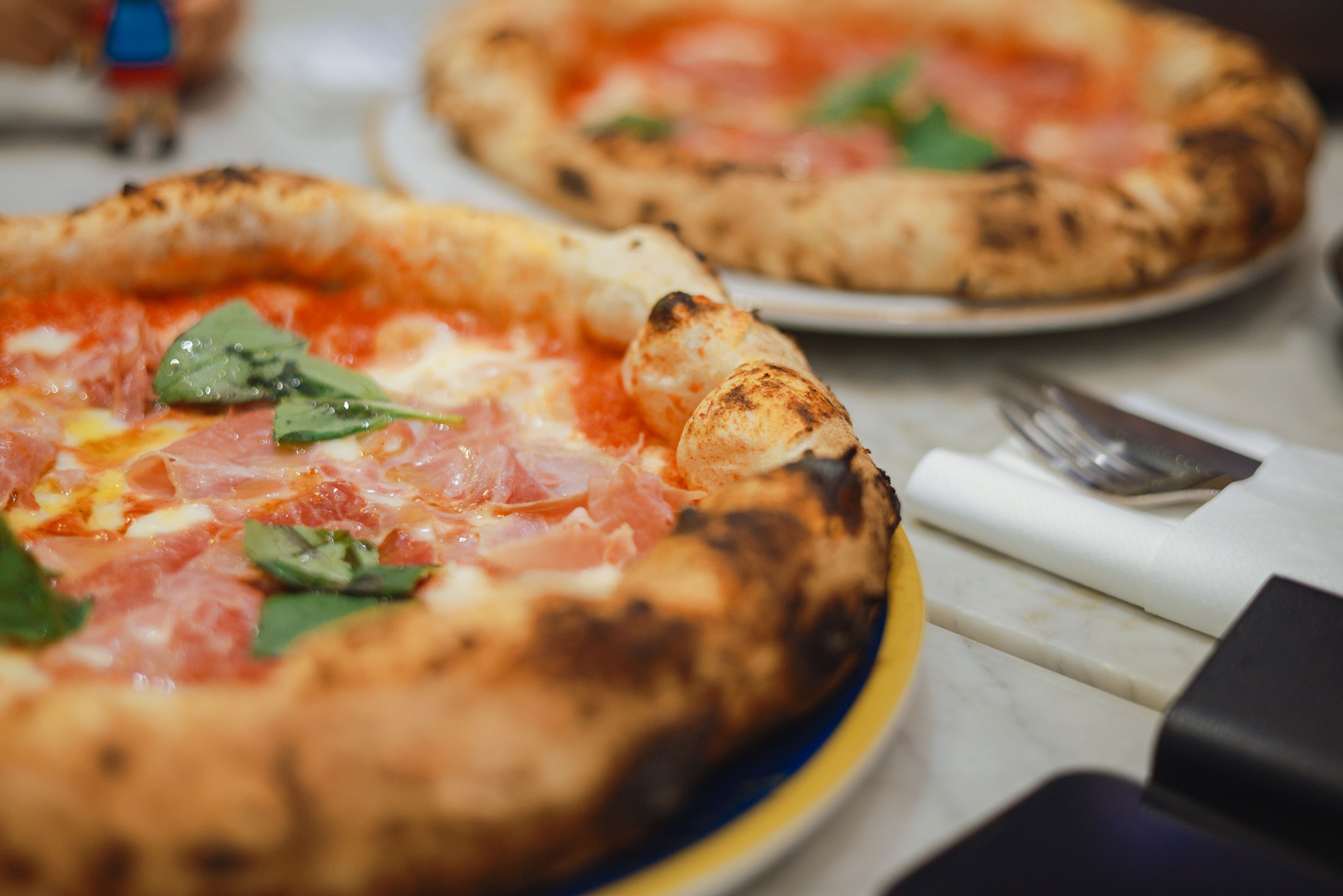 A real Neapolitan pizza